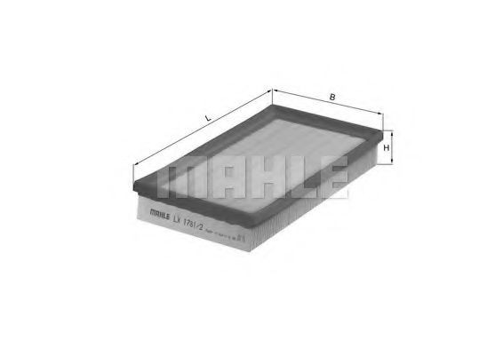 Елемент повітряного фільтра Mahle Original LX17812 ціна, від 19.80 USD